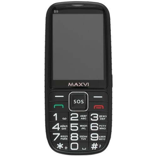 Купить Сотовый телефон Maxvi B9 черный  4714234. Характеристики, отзывы и цены в Донецке