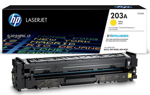 Купить Картридж лазерный HP 203A (CF542A) желтый, с чипом  1163539. Характеристики, отзывы и цены в Донецке