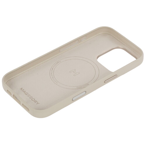 Купить Накладка  Magssory Eco Leather Case для Apple iPhone 16 Pro бежевый  9265559. Характеристики, отзывы и цены в Донецке