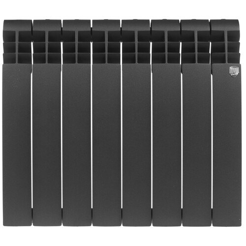 Купить Радиатор биметаллический Royal Thermo BiLiner BM 500/B/08 8 шт-секционный черный  4789597. Характеристики, отзывы и цены в Донецке