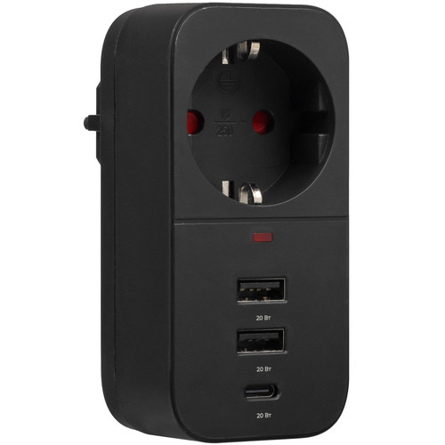 Купить Адаптер питания FinePower AD116BU черный  5421361. Характеристики, отзывы и цены в Донецке