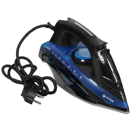 Купить Утюг VITEK VT-8327 черный  9018167. Характеристики, отзывы и цены в Донецке