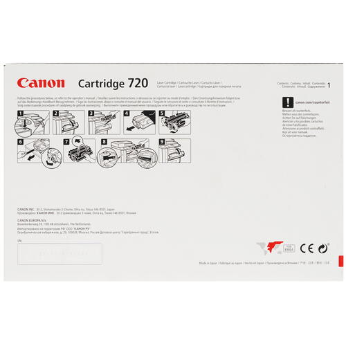 Купить Картридж лазерный Canon 720 черный, с чипом  7981198. Характеристики, отзывы и цены в Донецке