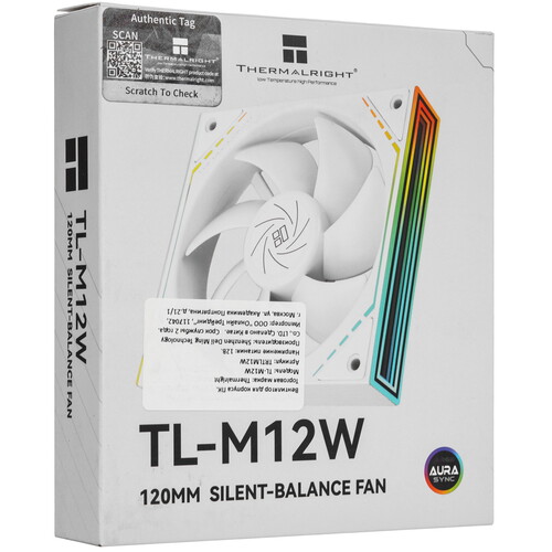Купить Вентилятор Thermalright TL-M12W  белый  5615581. Характеристики, отзывы и цены в Донецке