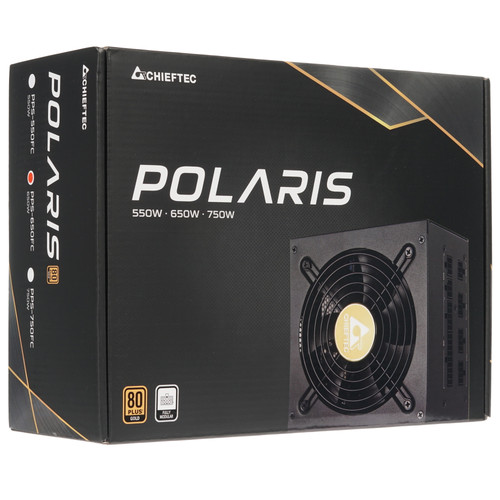 Купить Блок питания Chieftec POLARIS 650W [PPS-650FC] черный  1672381. Характеристики, отзывы и цены в Донецке
