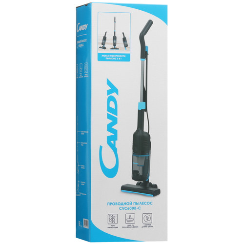Купить Вертикальный пылесос  Candy CVC600B-C  черный  9203355. Характеристики, отзывы и цены в Донецке