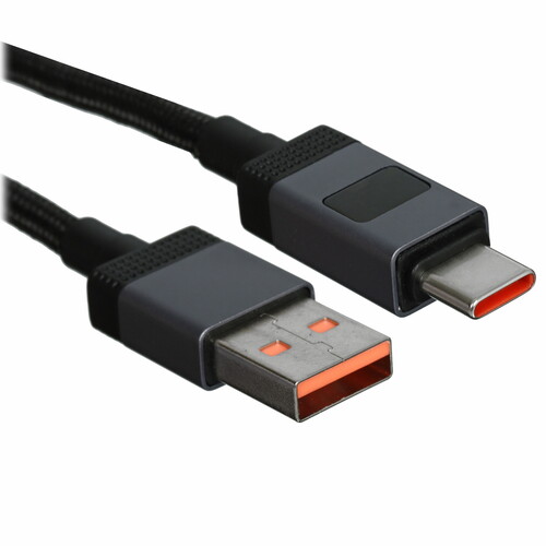 Купить Кабель круглый Hoco USB Type-C - USB 2.0 Type-A черный 1 м  5635369. Характеристики, отзывы и цены в Донецке