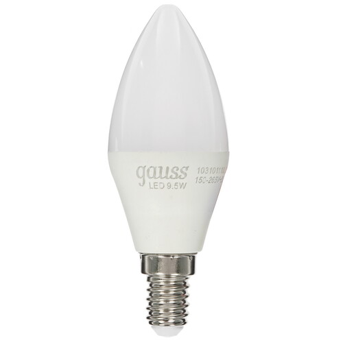 Купить Лампа светодиодная Gauss LED E14/9.5w  1339385. Характеристики, отзывы и цены в Донецке