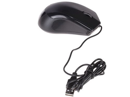 Купить Мышь проводная CBR CM-100  черный  0170415. Характеристики, отзывы и цены в Донецке