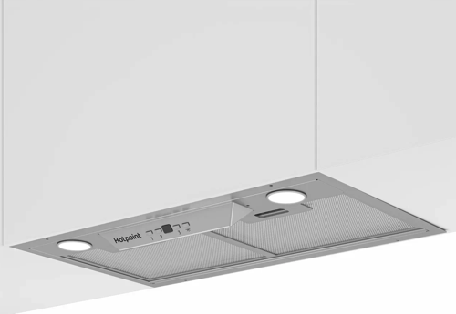 Купить Вытяжка полновстраиваемая Hotpoint HPAE 52FLB X серебристый  9006749. Характеристики, отзывы и цены в Донецке