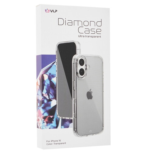 Купить Накладка  VLP Diamond Case для Apple iPhone 16 прозрачный  5487042. Характеристики, отзывы и цены в Донецке