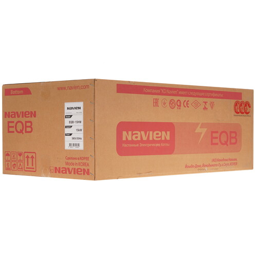 Купить Электрический котел Navien EQB-15HW 15.1 кВт  5317105. Характеристики, отзывы и цены в Донецке
