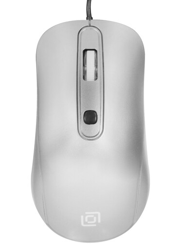 Купить Мышь проводная Oklick 155M [337117] серебристый  5027056. Характеристики, отзывы и цены в Донецке