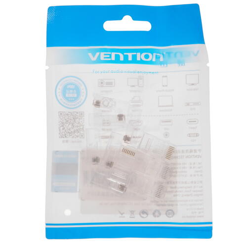 Купить Коннектор RJ45 Vention VBSJT-5U  5344213. Характеристики, отзывы и цены в Донецке