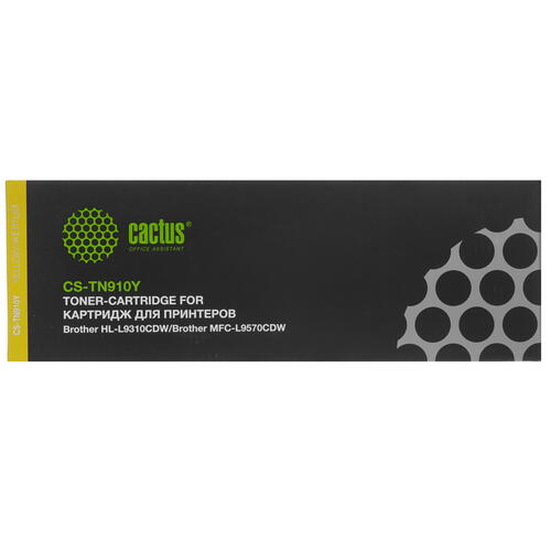 Купить Картридж лазерный Cactus CS-TN910Y желтый, с чипом  9914065. Характеристики, отзывы и цены в Донецке