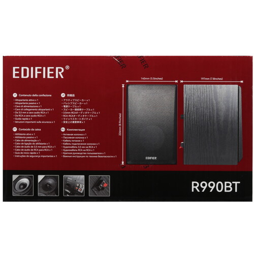 Купить Колонки Edifier R990BT черный  9160745. Характеристики, отзывы и цены в Донецке