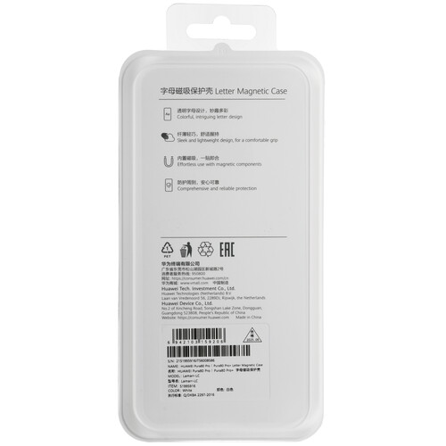 Купить Накладка  HUAWEI Letter Magnetic Case для HUAWEI Pura 80 Pro белый/разноцветный  5637674. Характеристики, отзывы и цены в Донецке