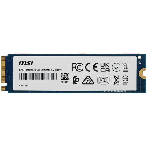 Купить 1000 ГБ M.2 NVMe накопитель MSI SPATIUM M450 V1  5616038. Характеристики, отзывы и цены в Донецке