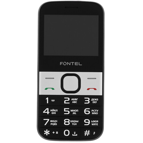 Купить Сотовый телефон Fontel SP230 черный/белый  9204095. Характеристики, отзывы и цены в Донецке