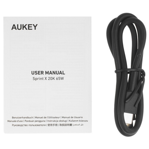Купить Портативный аккумулятор Aukey PB-Y43 серый  5600107. Характеристики, отзывы и цены в Донецке