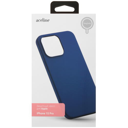 Купить Накладка  Aceline Liquid Silicone Magnet для Apple iPhone 15 Pro синий  5438842. Характеристики, отзывы и цены в Донецке