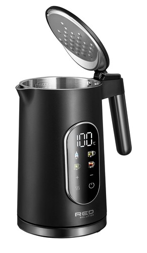 Купить Электрочайник RED SOLUTION COLORSENSE AM108D черный  9222166. Характеристики, отзывы и цены в Донецке