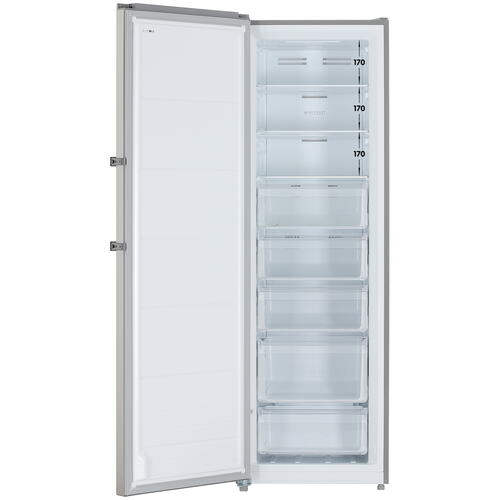 Купить Морозильный шкаф DEXP F4-28AMA серебристый  5429358. Характеристики, отзывы и цены в Донецке