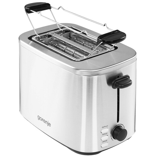 Купить Тостер Gorenje T800DS серебристый  9163340. Характеристики, отзывы и цены в Донецке