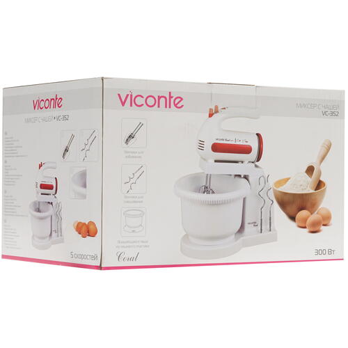 Купить Миксер VICONTE VC-352 белый  7998972. Характеристики, отзывы и цены в Донецке