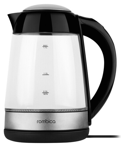 Купить Электрочайник Rombica KE-0104 серебристый  5631730. Характеристики, отзывы и цены в Донецке