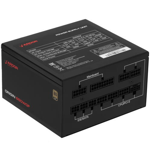Купить Блок питания ARDOR GAMING ORIGIN 650WGF  черный  9031865. Характеристики, отзывы и цены в Донецке