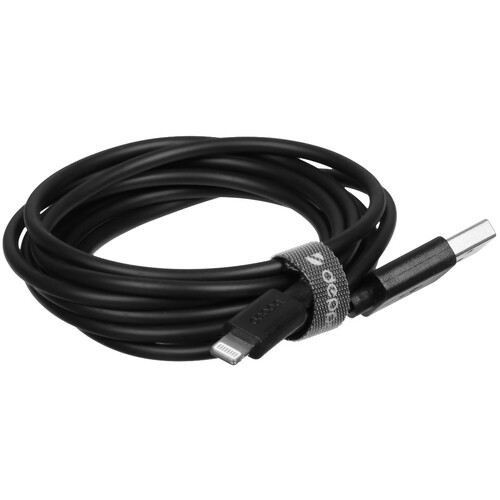 Купить Кабель круглый DEPPA Lightning 8-pin - USB 2.0 Type-A черный 2 м  5475916. Характеристики, отзывы и цены в Донецке