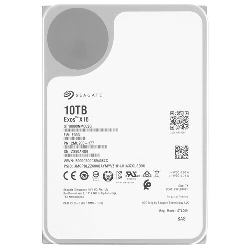 Купить LFF (3.5") Серверный HDD Seagate Exos X16  5430503. Характеристики, отзывы и цены в Донецке