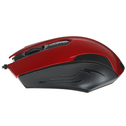 Купить Мышь проводная QUMO Office M14 [24132] красный  1365053. Характеристики, отзывы и цены в Донецке