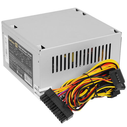 Купить Блок питания ExeGate CP500 [EX219457RUS-S] серый  8187970. Характеристики, отзывы и цены в Донецке
