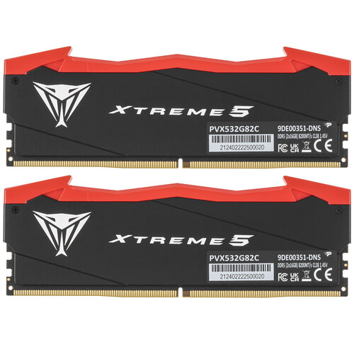 Купить Оперативная память Patriot Memory Viper Xtreme 5 [PVX532G82C38K] 32 ГБ  5449927. Характеристики, отзывы и цены в Донецке
