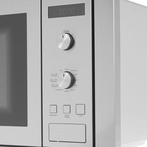 Купить Встраиваемая микроволновая печь Weissgauff HMT-255 серебристый  8192961. Характеристики, отзывы и цены в Донецке