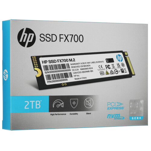 Купить 2000 ГБ M.2 NVMe накопитель HP FX700  5453681. Характеристики, отзывы и цены в Донецке