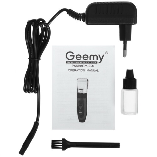 Купить Машинка для стрижки Geemy GM-550 красный/черный  5492147. Характеристики, отзывы и цены в Донецке