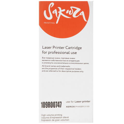 Купить Картридж лазерный SAKURA 109R00747 черный  5363799. Характеристики, отзывы и цены в Донецке