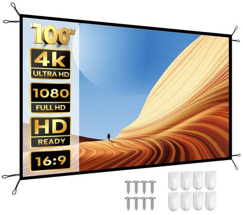 Купить 100" Экран для проектора Yaber Projector Screen YS-100F  9079647. Характеристики, отзывы и цены в Донецке