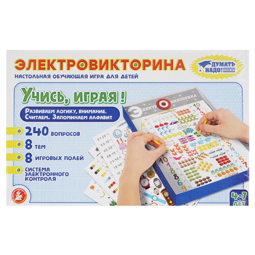 Купить Игра настольная "Учись играя!"  9142296. Характеристики, отзывы и цены в Донецке