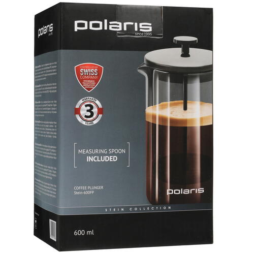 Купить Френч-пресс Polaris Stein-600FP серый  5435575. Характеристики, отзывы и цены в Донецке