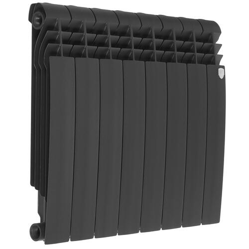 Купить Радиатор биметаллический Royal Thermo BiLiner BM 500/B/08 8 шт-секционный черный  4789597. Характеристики, отзывы и цены в Донецке