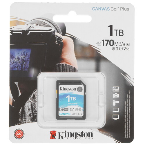 Купить Карта памяти Kingston Canvas Go! Plus SDXC 1024 ГБ  5459378. Характеристики, отзывы и цены в Донецке