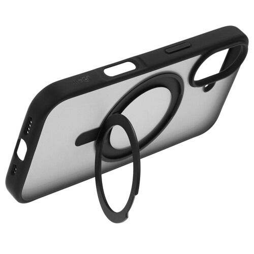 Купить Накладка  uBear Clip 360 Mag Case для Apple iPhone 16 черный/прозрачный  5474354. Характеристики, отзывы и цены в Донецке