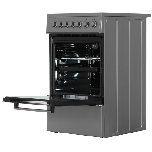 Купить Электрическая плита Indesit ISV5F1HX серебристый  9306997. Характеристики, отзывы и цены в Донецке