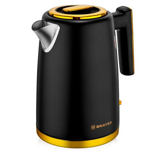 Купить Электрочайник BRAYER BR1017 черный  5334744. Характеристики, отзывы и цены в Донецке