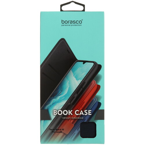 Купить Чехол-книжка  BoraSCO Book Case для Tecno SPARK 30 Pro синий  5495663. Характеристики, отзывы и цены в Донецке