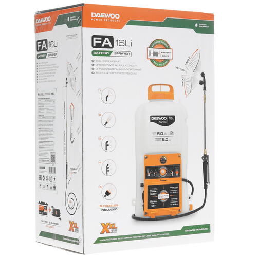 Купить Опрыскиватель аккумуляторный Daewoo FA 16Li  9966276. Характеристики, отзывы и цены в Донецке